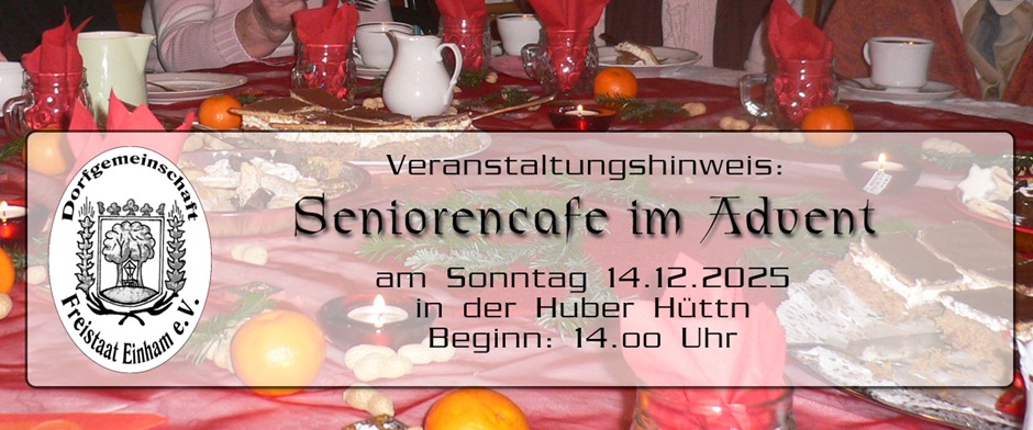 Senioren Cafe im Advent